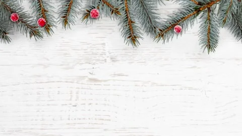 Christmas decorations background Stock Footage 207036188