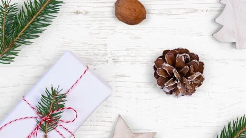 Christmas decorations background. Stock Footage 209208395