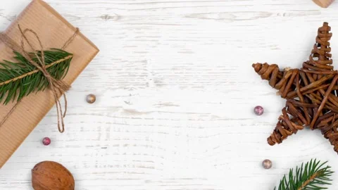 Christmas decorations background. Stock Footage 210229148