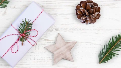 Christmas decorations background. Stock Footage 210717608