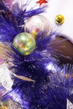 Christmas decorations background Stock Photos