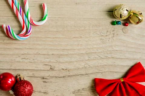 Christmas decorations background Stock Photos