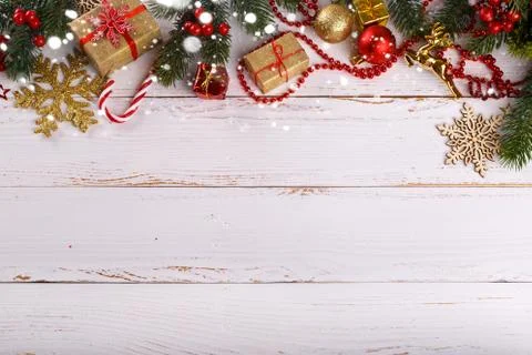 Christmas decorations background Foto stock