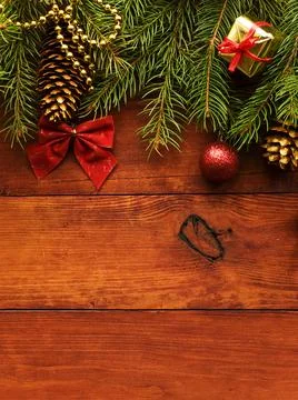 Christmas decorations background Stock Photos