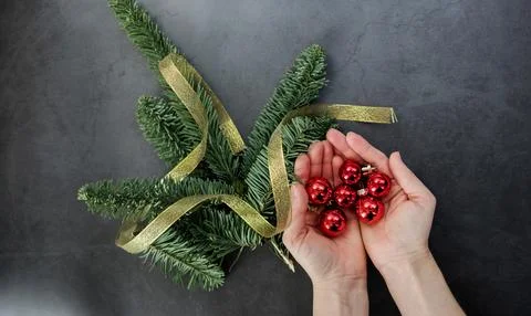 Christmas decorations background Stock Photos
