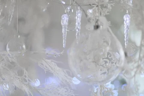 Christmas decorations. Background with space for text or image. Stock Photos