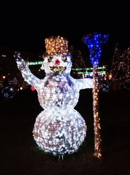 Christmas decorations in Baia Mare city Photos