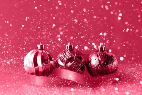 Christmas decorations balls Stock Photos