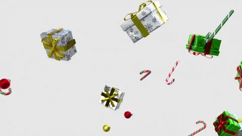 Christmas Decorations Blast Stock-Footage 321232822