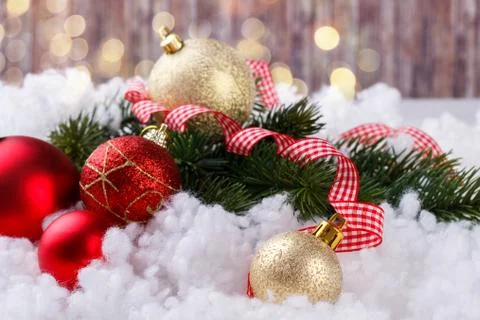 Christmas decorations concept Stock Photos