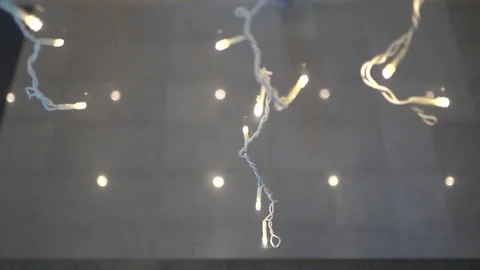 Christmas decorations in the Department store or church. Video stock 120249727
