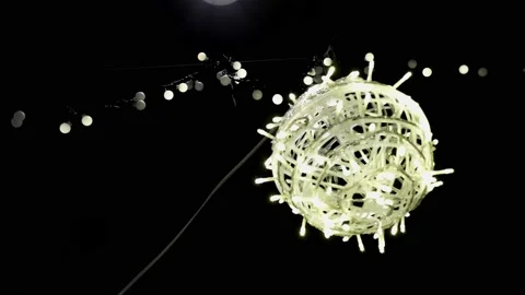 Christmas decorations in the Department store or church. Stock Footage 166345528