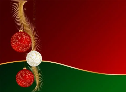 Christmas decorations design Stock Illustration