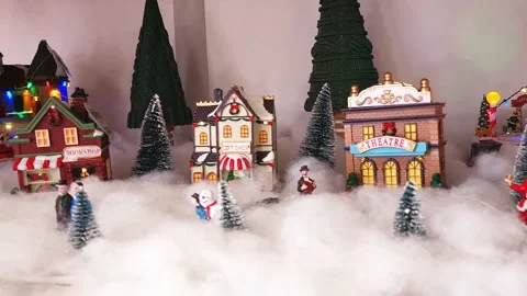 Christmas Decorations Display at Store Stock Footage 221665955