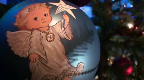 Christmas decorations Stock Footage 10587955