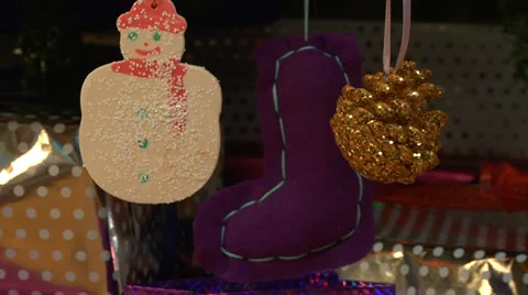 Christmas decorations Stock Footage 29155296