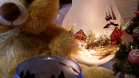 Christmas decorations Stock Footage 43380674