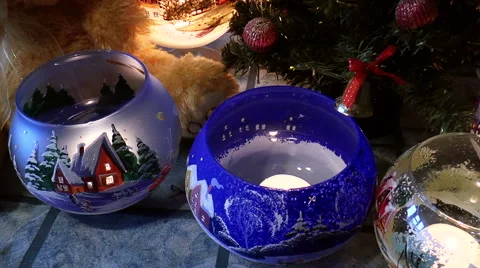 Christmas decorations Stock Footage 44026146