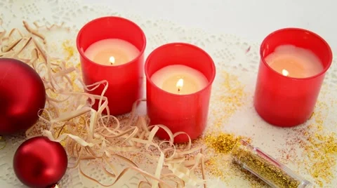 Christmas decorations Stock Footage 44192382