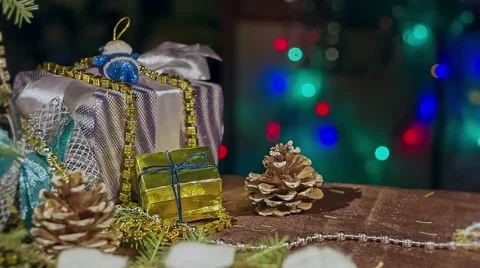 Christmas decorations Stock Footage 57652135