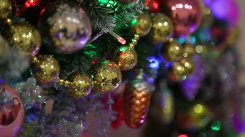 Christmas decorations Stock Footage 58718453