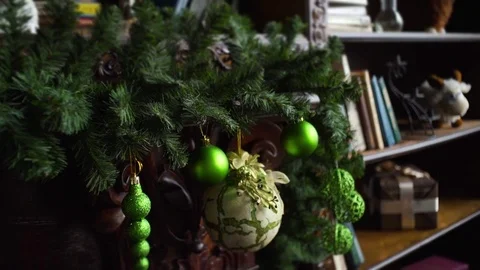 Christmas decorations Stock Footage 70094679