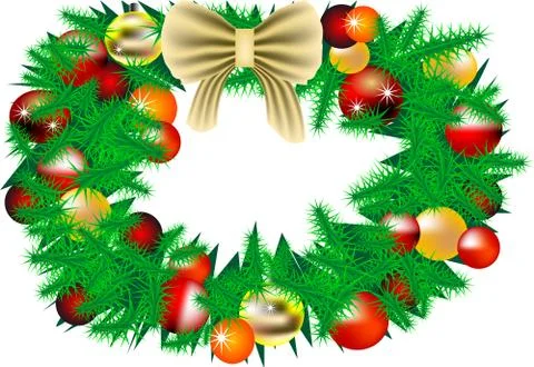 Christmas decorations Stock Illustration