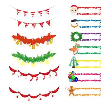 Christmas  decorations Stock Illustration