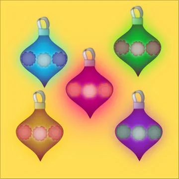 Christmas decorations Stock Illustration