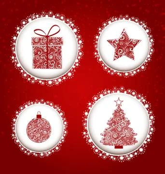 Christmas decorations Stock Illustration