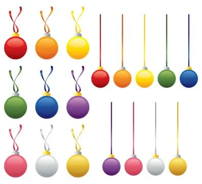 Christmas decorations Stock Illustration