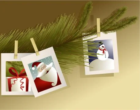 Christmas decorations Stock Illustration