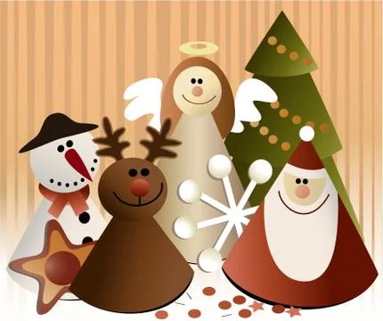 Christmas decorations Stock Illustration