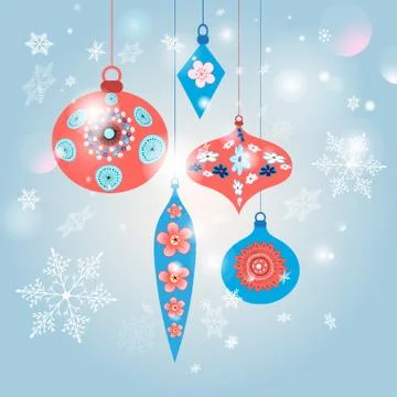 Christmas Decorations Illustrazione stock
