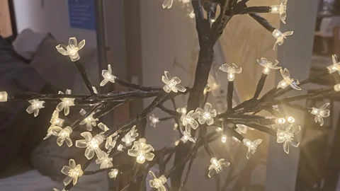Christmas Decorations At The Mall Stock Footage 295146609