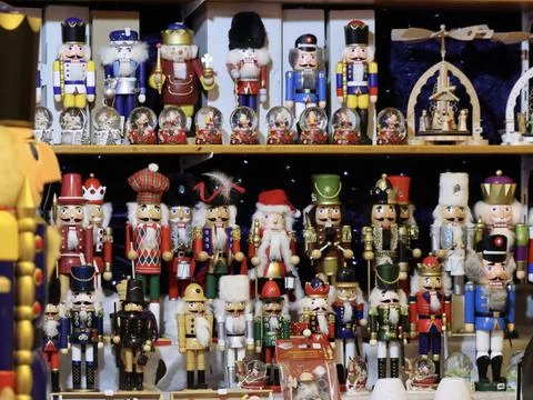 Christmas decorations nutcrackers Foto stock