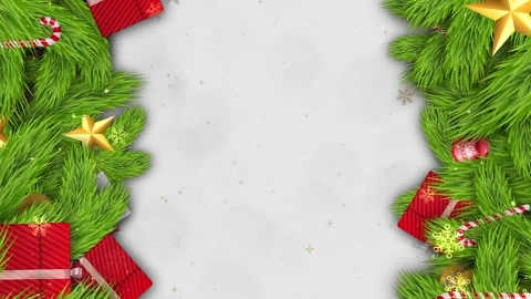 Christmas Decorations Overlay 库存影片 348027019