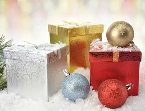 Christmas decorations Stock Photos