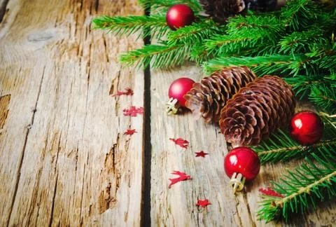 Christmas decorations Stock Photos
