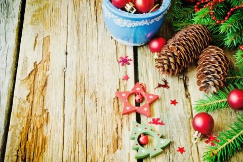 Christmas decorations Stock Photos