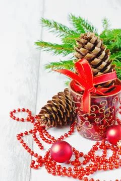 Christmas decorations Stock Photos
