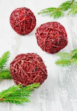 Christmas decorations Stock Photos