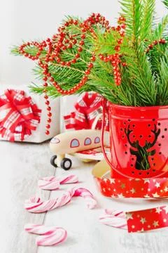 Christmas decorations Stock Photos