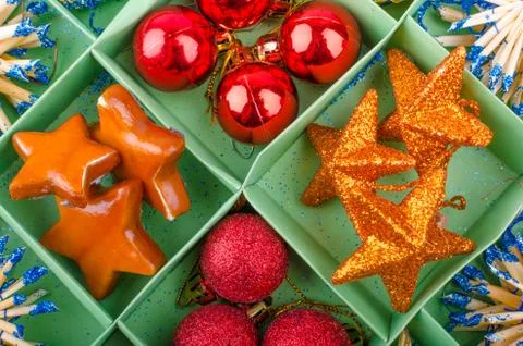 Christmas decorations Stock Photos
