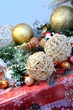 Christmas decorations Stock Photos