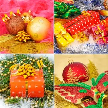 Christmas decorations Stock Photos