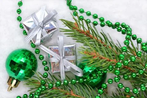 Christmas decorations Stock Photos