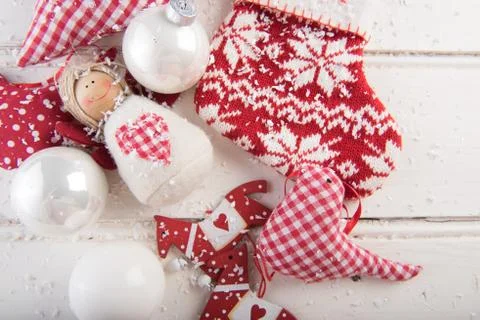 Christmas decorations 스톡 사진
