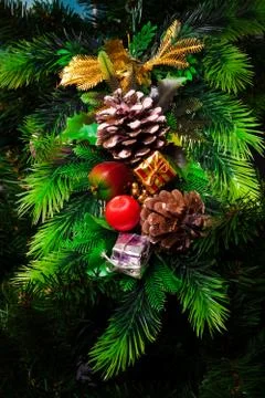 Christmas decorations Stock Photos