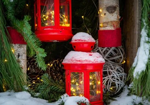 Christmas decorations Stock Photos